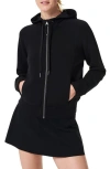Spanx Airessentials Full Zip Hoodie In Very Black