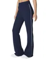 Spanx Airpique Flare Track Pant In Blue