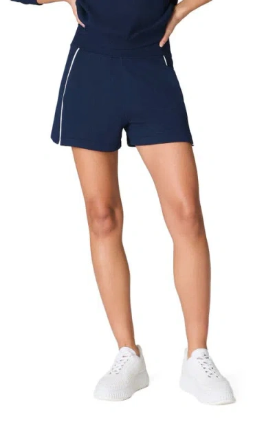Spanx ® Airpique Shorts In Timeless Navy