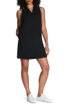 Spanx ® Airpiqué Sleeveless Polo Dress In Black