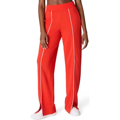 Spanx ® Airpiqué Straight Leg Pants In Poppy