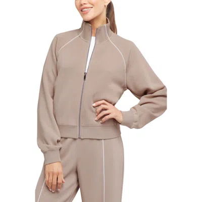 Spanx ® Airpiquè Track Jacket In Gray