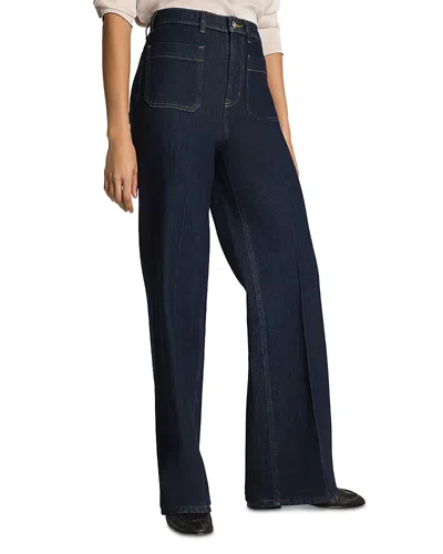 Spanx Authentic 360 Easy Flare Jeans In Marina In Blue