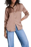 Spanx Better Than Silk Button Down Shirt In Multi
