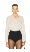 Spanx Better Than Silk Shirt In Neutral