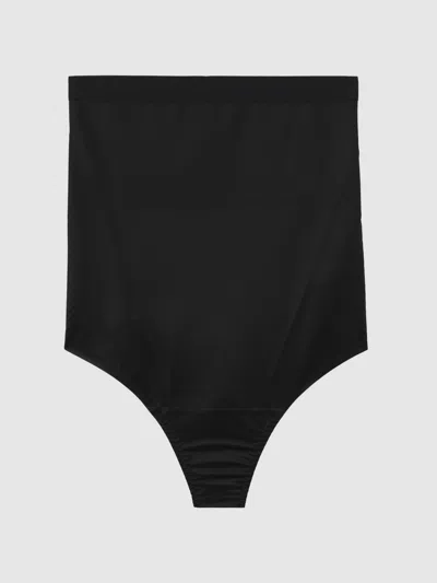Spanx Black High Waisted Thong