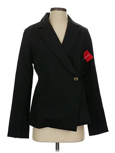 Pre-owned Spanx Blazer Jacket In Black
