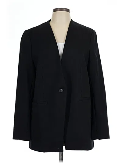 Pre-owned Spanx Blazer Jacket In Black