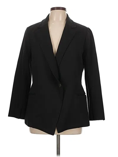 Pre-owned Spanx Blazer Jacket In Black