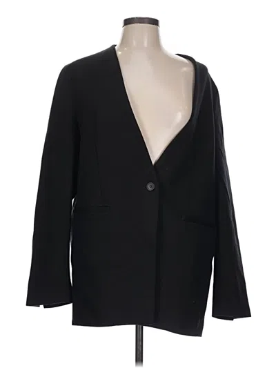 Pre-owned Spanx Blazer Jacket In Black