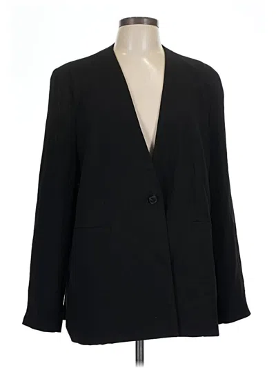 Pre-owned Spanx Blazer Jacket In Black