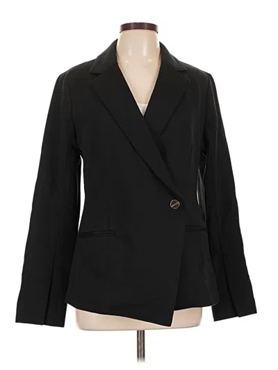 Pre-owned Spanx Blazer Jacket In Black