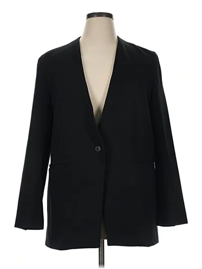 Pre-owned Spanx Blazer Jacket In Black