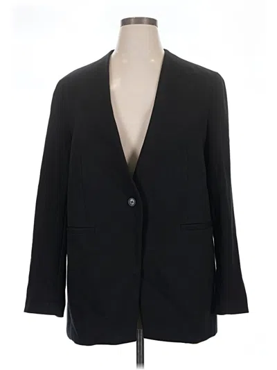 Pre-owned Spanx Blazer Jacket In Black