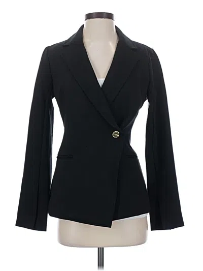 Pre-owned Spanx Blazer Jacket In Black