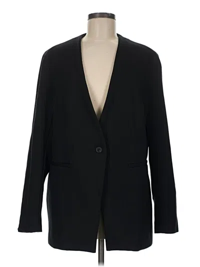 Pre-owned Spanx Blazer Jacket In Black