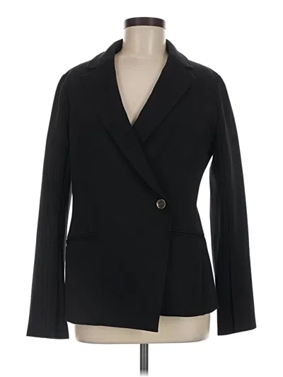 Pre-owned Spanx Blazer Jacket In Black