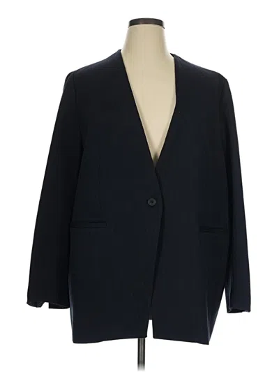 Pre-owned Spanx Blazer Jacket In Blue