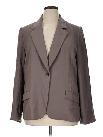 Pre-owned Spanx Blazer Jacket In Gray