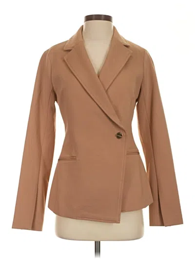 Pre-owned Spanx Blazer Jacket In Tan
