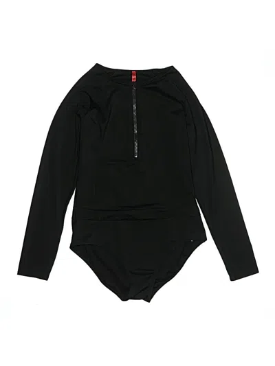 Pre-owned Spanx Bodysuit In Black