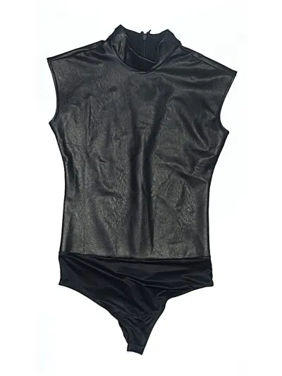 Pre-owned Spanx Bodysuit In Black