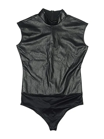 Pre-owned Spanx Bodysuit In Black