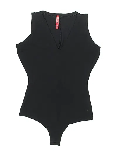 Pre-owned Spanx Bodysuit In Black