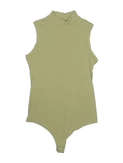 Pre-owned Spanx Bodysuit In Green