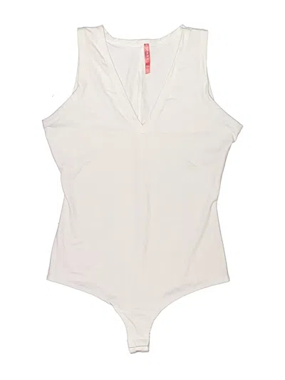 Pre-owned Spanx Bodysuit In Ivory