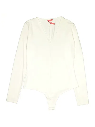 Pre-owned Spanx Bodysuit In White