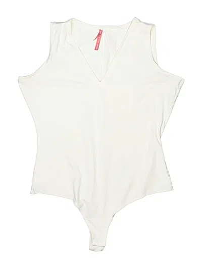 Pre-owned Spanx Bodysuit In White