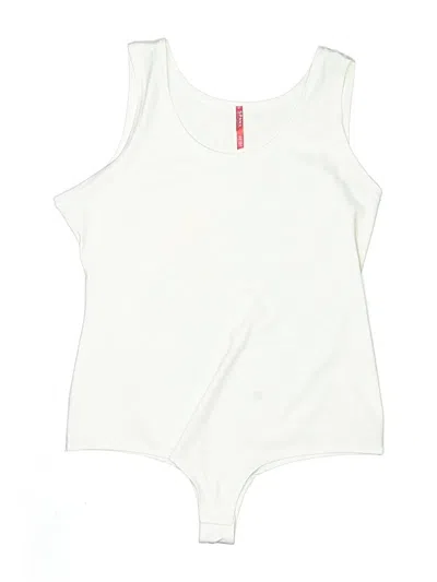 Pre-owned Spanx Bodysuit In White
