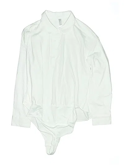 Pre-owned Spanx Bodysuit In White