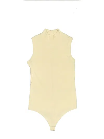 Pre-owned Spanx Bodysuit In Yellow