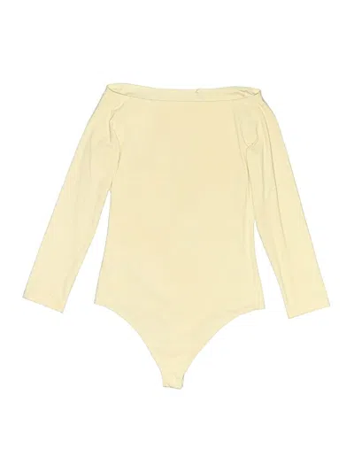 Pre-owned Spanx Bodysuit In Yellow