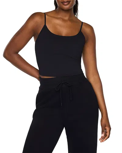 Spanx Boostup Cropped Shelf Cami Top In Black