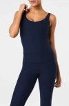 Spanx V-neck Tank In Blue