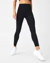 Spanx Womens Black Booty Boost High-rise Stretch-jersey Leggings Xs In Black