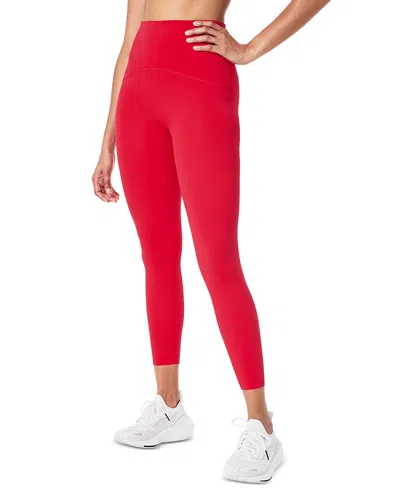 Spanx Booty Boost Active 7/8 Leggings In  Red