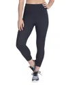 Spanx Womens Fitness Yoga Athletic Leggings In Very Black