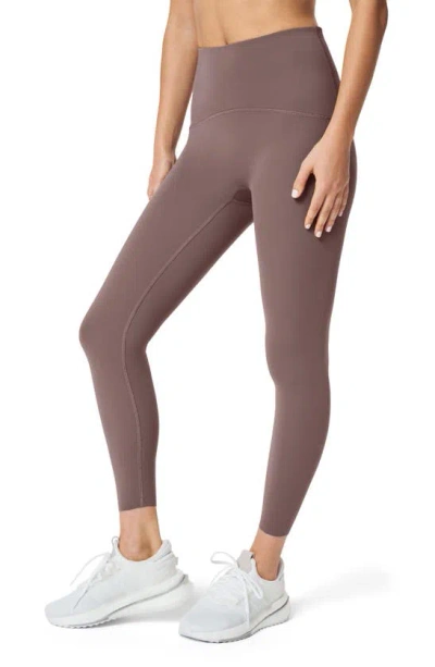 Spanx Booty Boost Active High Waist 7/8 Leggings In Smoke