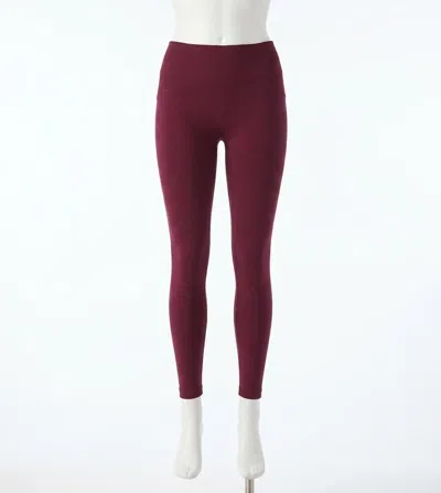 Spanx Booty Boost Full-length Leggings In Plum Berry In Multi