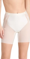 Spanx Booty Lifting Mid-thigh Shorts In Linen