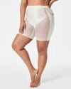 Spanx Booty-lifting Shaping Mid-thigh Short In Linen In White