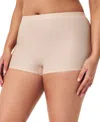 Spanx Sheer Power High-rise Control Boyshorts In Neutral