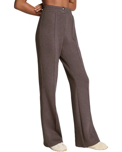 Spanx Brushed Flare Leg Pant In Brown