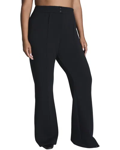 Spanx Brushed Flare Leg Pant In Black