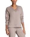 Spanx Brushed V-neck Tunic In Gray