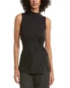 Spanx ® Butter Twist-waist Top In Black